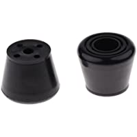 Baoblade 2 Unidades de Toe Stops Accesorio de Deportes de Patineta de Hielo Multiusos Pieza de Recambio - Negro